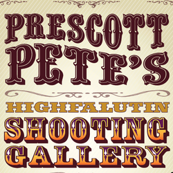 prescott petes shooting gallery logo block