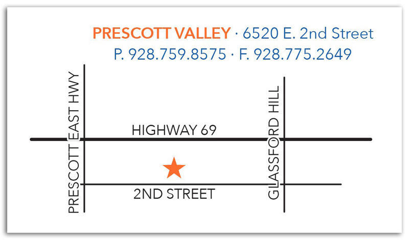 Prescott Valley Location Map